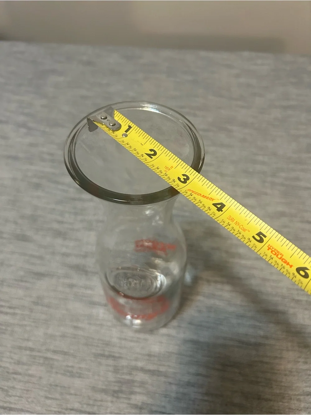 Vintage Restaurant Denny's Minute Maid Orange Juice Carafe 1 Liter Glass